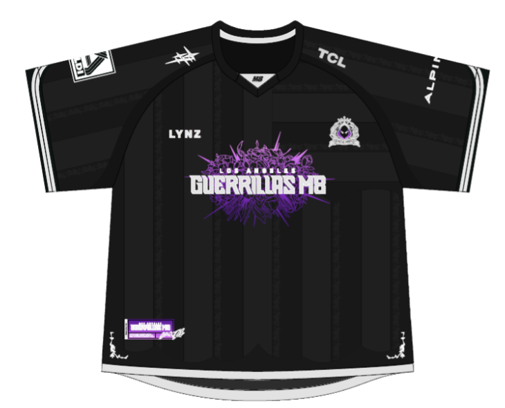 JumpShotFrance's tweet photo. Le maillot Los Angeles Guerrillas M8 pour la saison 2025 👕 https://t.co/nl6VhxeMjq