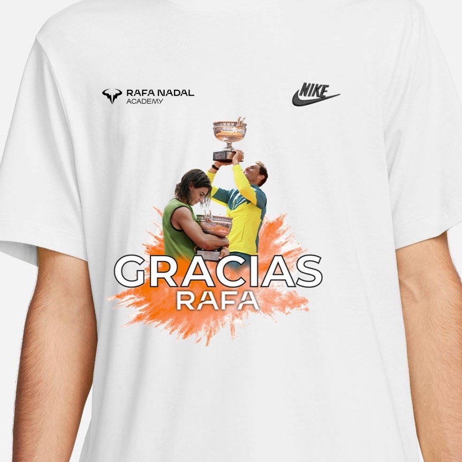 edgefcbets's tweet photo. #SORTEO | ¡Camiseta Gracias @RafaelNadal ! ✨

Con motivo del Adiós de Rafa voy a sortear 2 camisetas @Nike 

CÓMO PARTICIPAR:
🔹 Sigue a @ITFkillersBets 
🔹 Da like ❤️ y haz RT 🔁
🔹 Menciona a un amigo/a 👥

¡Participa hasta el 20/11 • 23:59h! 🕛
🍀 ¡Mucha suerte! 🍀

#sorteo #RafaelNadal #Nike