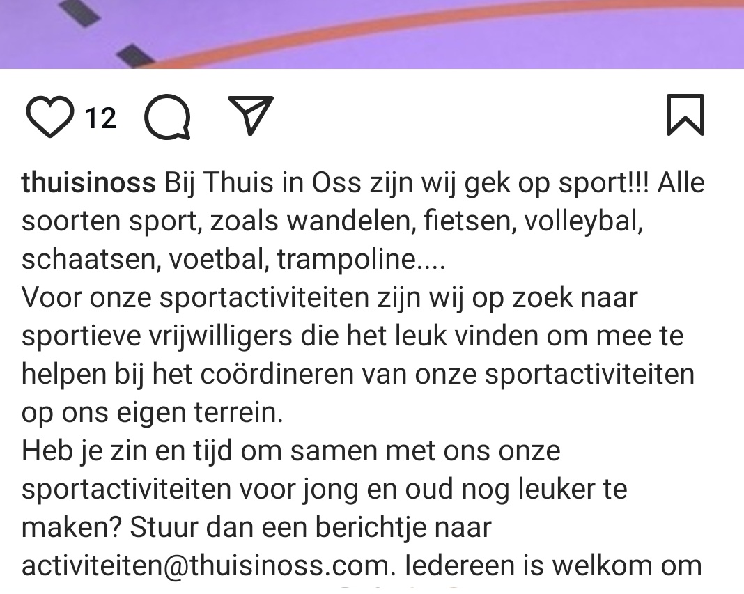FvdOss's tweet photo. ๐งต1/2 Stichting Thuis in Oss (TiO) ontvangt jaarlijks miljoenen & schreeuwt om vrijwilligers uit de sportsector๐
De sportsector in Oss wordt intussen aan banden gelegd. Sportscholen moeten verplicht sluiten aan de #Euterpelaan
#gelijkekansen #sdg10
#datisoss #asielindustrie https://t.co/9vl9Ud5fua