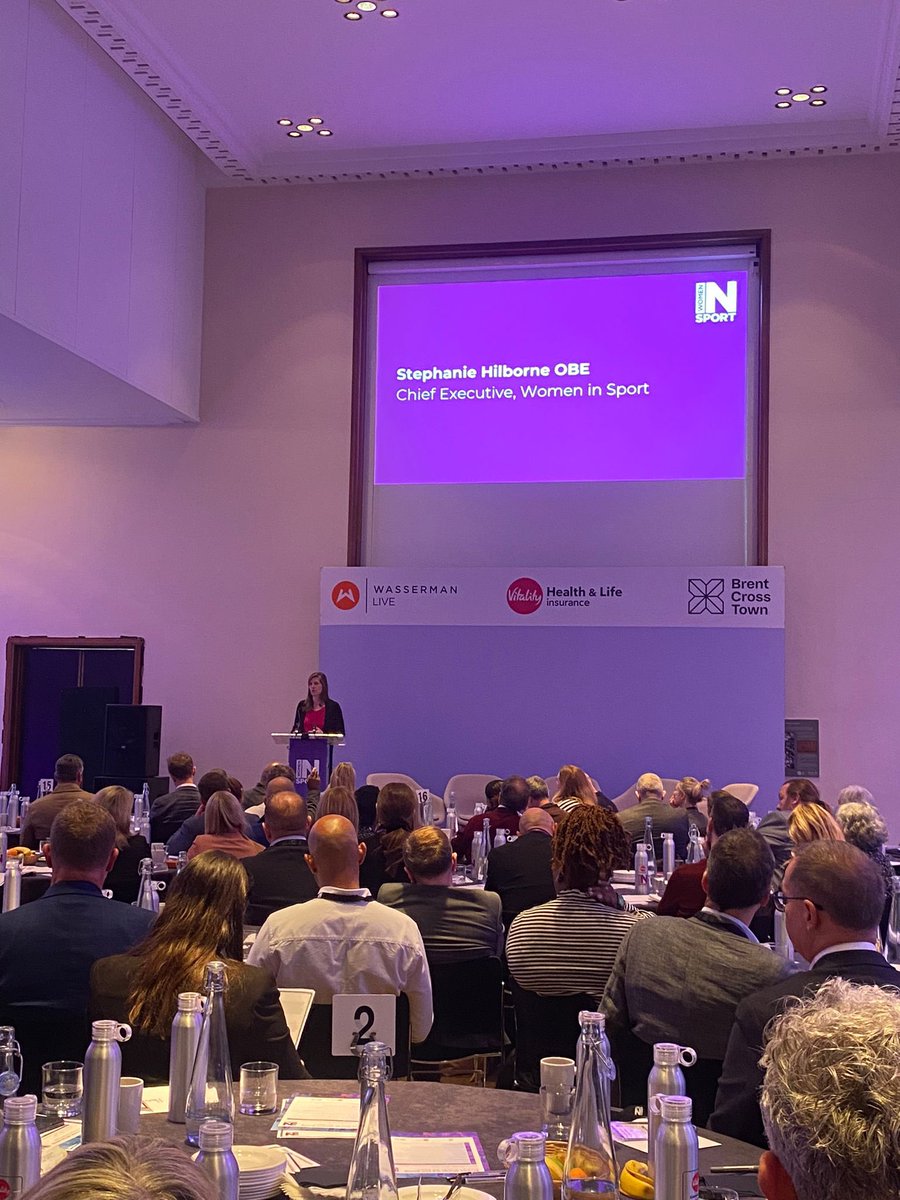 ‘Together we can achieve equality, but we’re not there yet. With everyone here in the room we can accelerate the pace of change - every woman and girl in this country deserves to experience the joy of sport.’  Our CEO <a href="/stephhilborne/">Stephanie Hilborne</a> on how we can make the change #womeninsport40