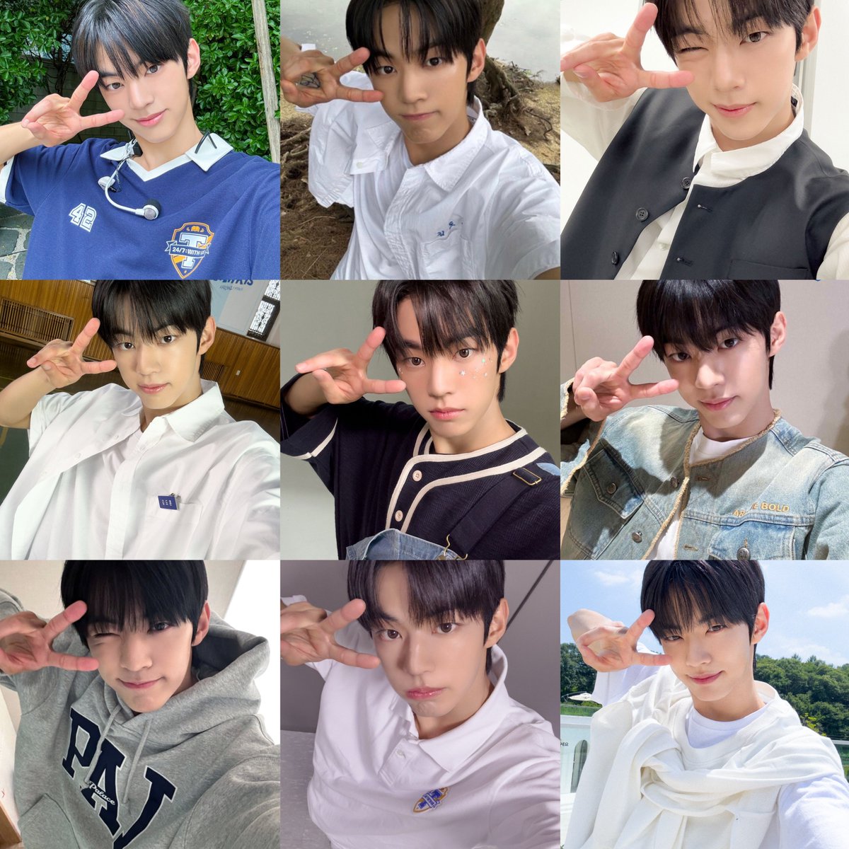 아진짜갤러리정리하다가ㄴㅁ커여워서우슴나옴
저 앙증맞은브이가졸귀임ㅜㅜ💕💕💕