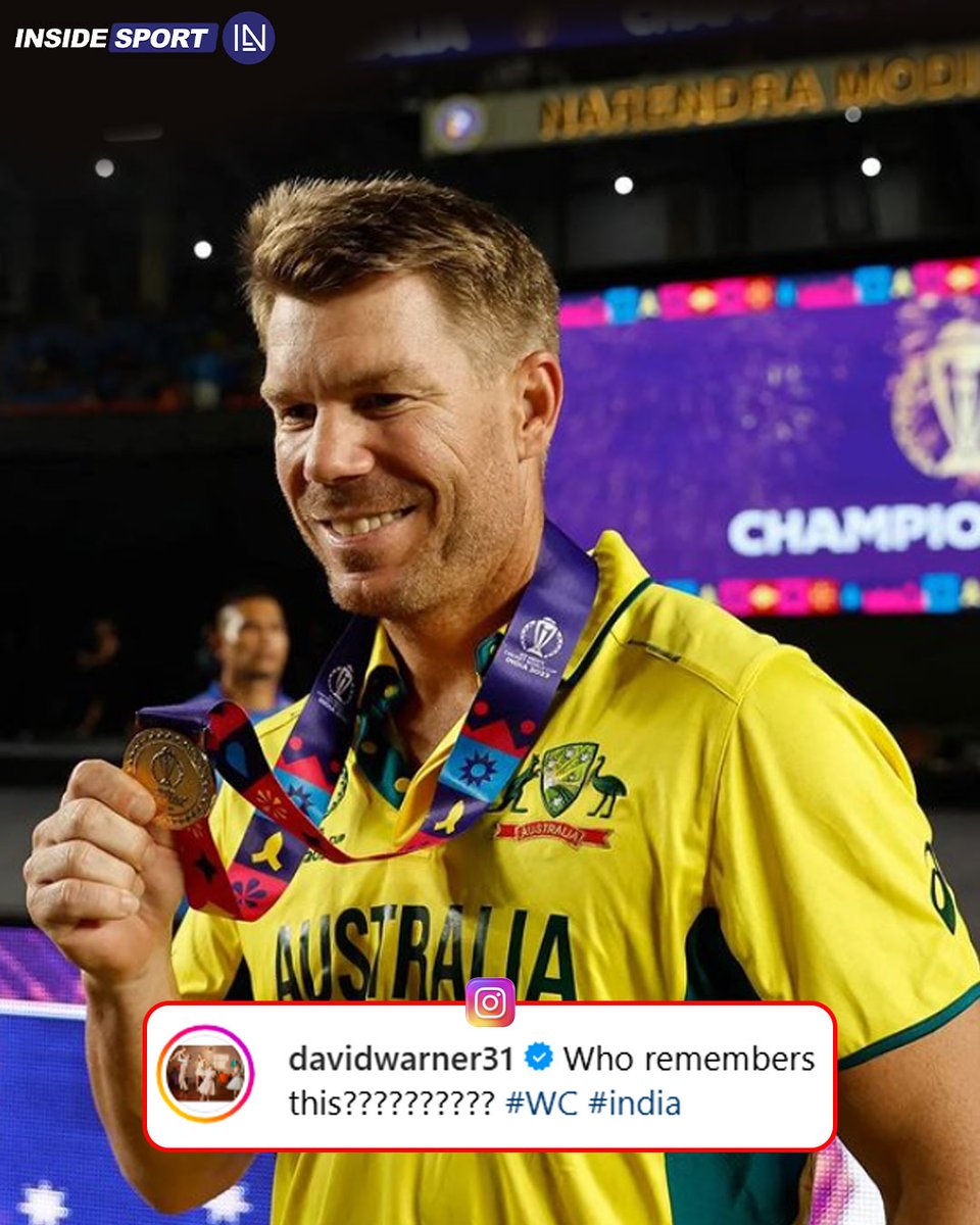 InsideSportIND's tweet image. Indian fans can't forget this!

#CWC2023 #DavidWarner #CricketTwitter