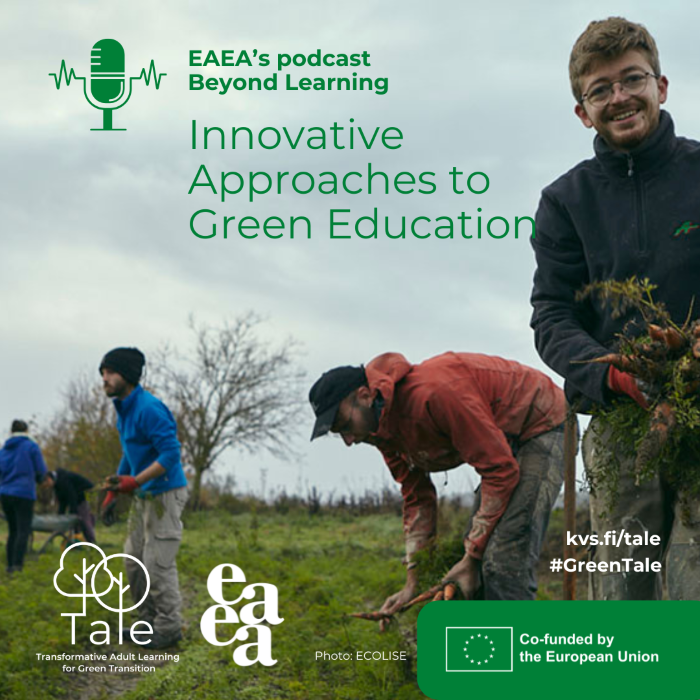 EAEA2020's tweet image. 🎙️ EAEA’s podcast series #BeyondLearning is back!
☘️The next three episodes explore transformative learning and #sustainability. They are based on a webinar series organised by the #GreenTale project.
Listen to the first episode now!
eaea.org/our-work/capac…
#GreenTale