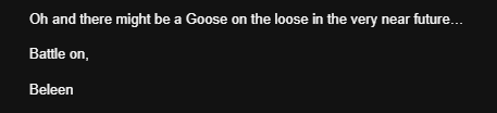 QuackHQL's tweet image. I'll be taking your words for it @BeleenAE @Alina_AE 
I expect Goose to take over AQW
Goosepocalypse.
