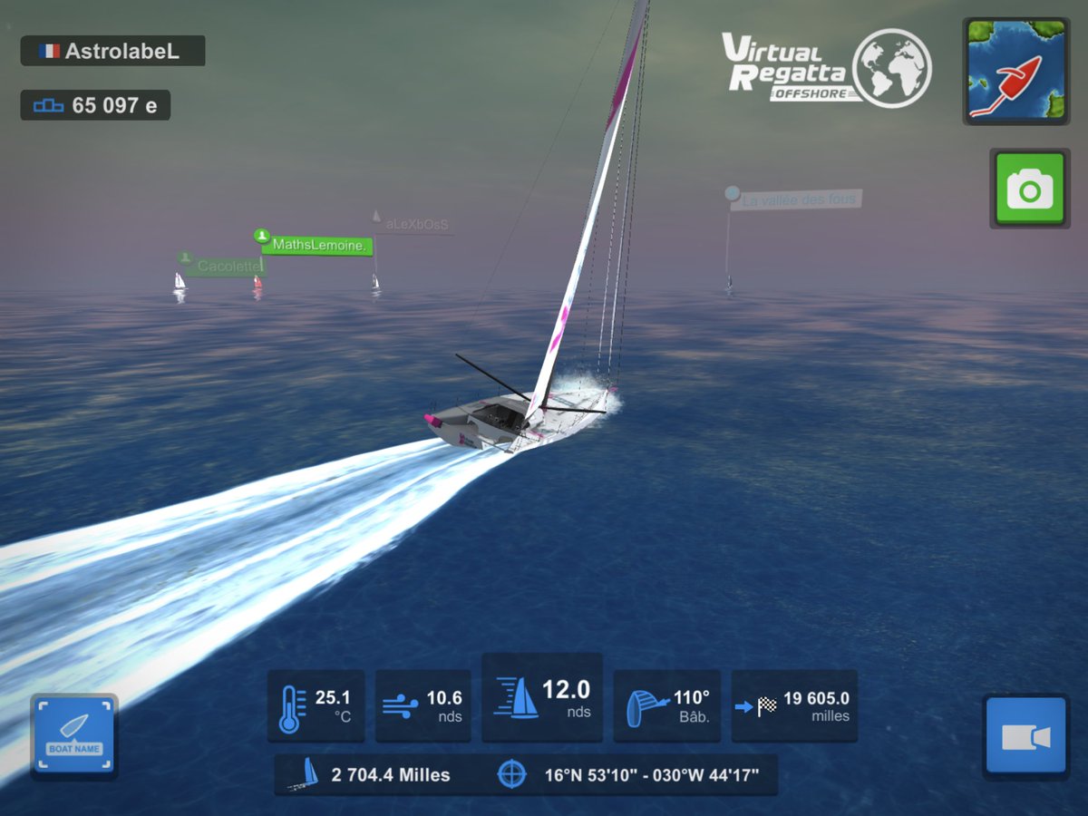 mathazay's tweet image. D’autres de la #teammath en mer ? #VirtualRegatta