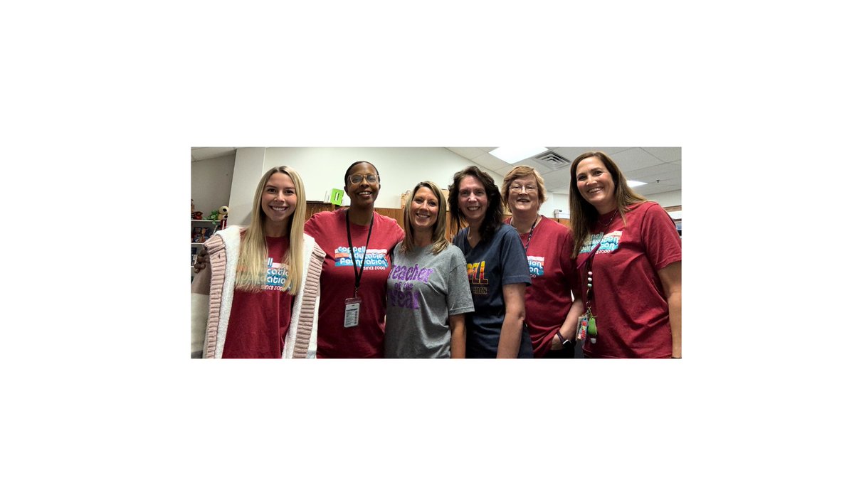 We celebrated our new teacher of the year Dani Todd wearing  our CEF shirts . We ❤️ Coppell Education Foundation!@coppellisdef #coppellisd #lakesideCoppell