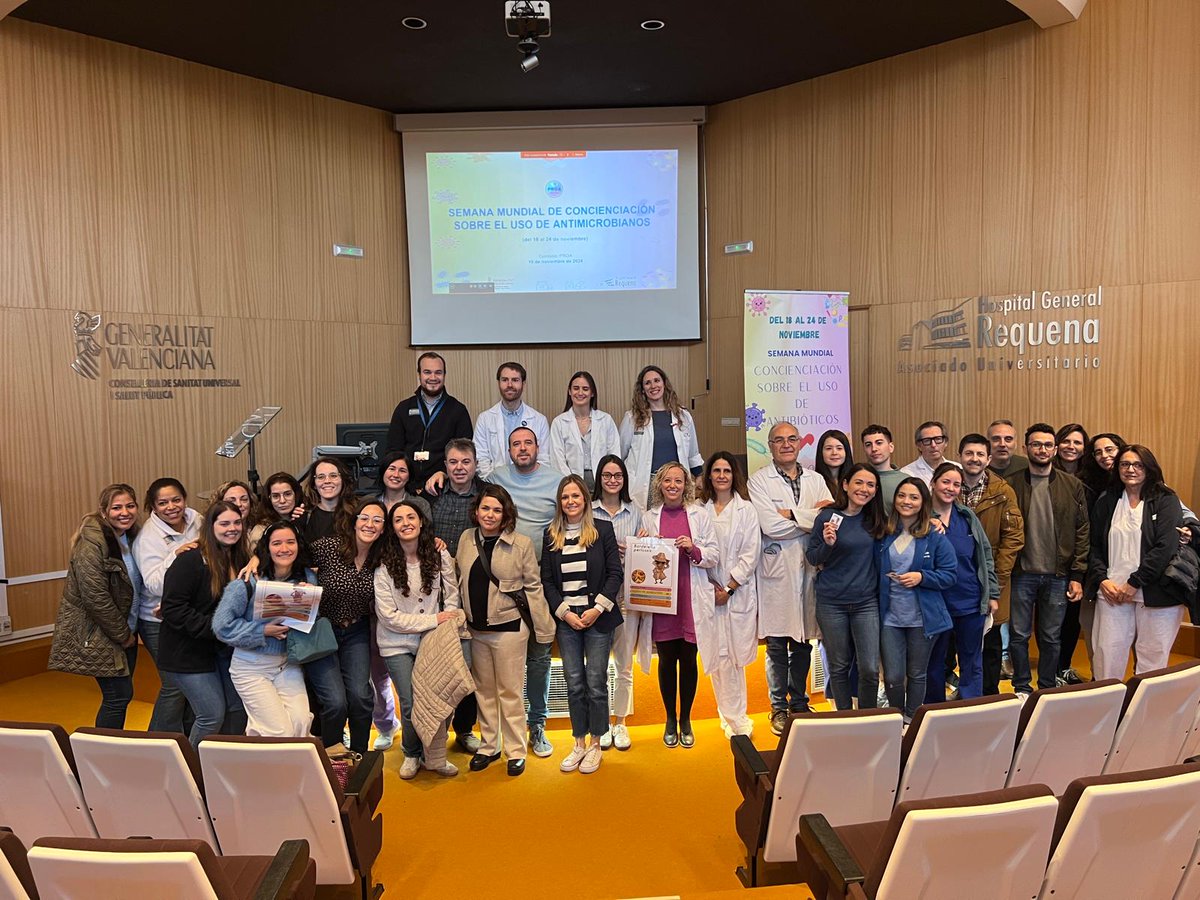 ✅El <a href="/GVARequena/">GVA Dpto.Requena</a> ha celebrado este martes la II Jornada de Concienciación sobre el Uso de los #antibióticos dentro de la semana mundial establecida con este objetivo entre el 18 y el 24 de noviembre
🧵Abrimos hilo 👇