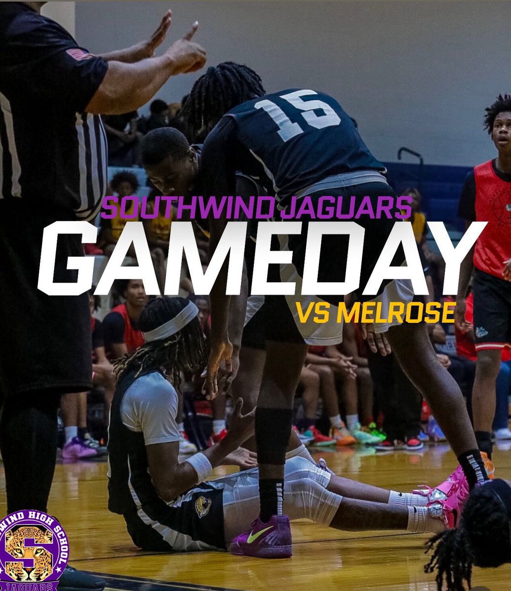 🚨ATTENTION JAGNATION🚨

TONIGHT‼️Our Southwind Jaguars will travel to Orange Mound for the 1st contest of the year VS Melrose High School! 💜🖤

📍: Melrose High School 
🕖: 7:30 PM

#LetsEAT #TheWind #The38125