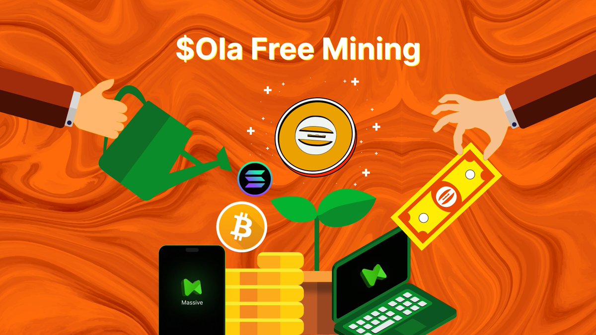 $OLA Free Mining is Coming Soon!

💰 420 million $OLA up for grabs
✅ 0 Entry barriers on mobile &amp; PC
💸 Daily payouts
🌐 Multi-Coin Mining mechanism
🌱 Limited to 3,000 Seed Codes, no additional issuance.

👉 Read the article for more information: medium.com/@ola_zkzkvm/in…

👉