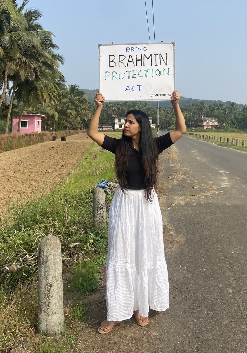 talk2anuradha's tweet photo. It’s shocking that after so many recent attacks on Brahmins, the government hasn’t said a word.

We need the #BrahminProtectionAct now!

Make us feel safe in our own country! https://t.co/DGEiwwfRFn