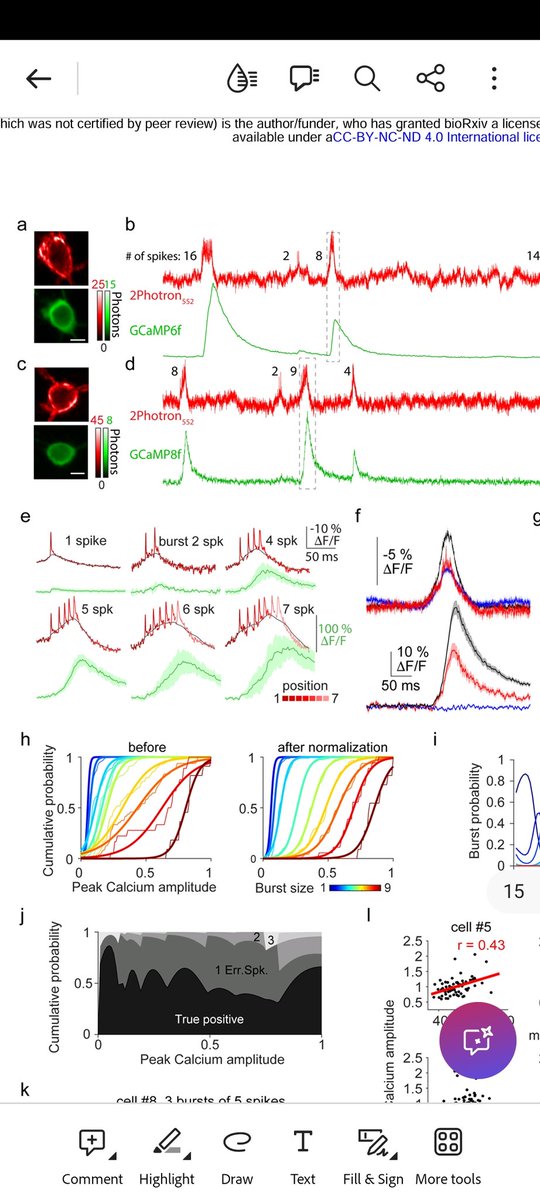 I think I'll stick to GCaMP for a while...
(this preprint shows exactly why voltage sensors are too exotic. The photon budget is simply too high. I don't have that much 💰)
