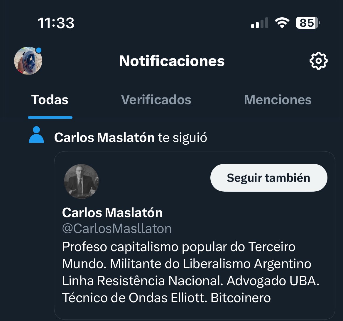 Cuidado <a href="/CarlosMaslaton/">Carlos Maslatón</a> hay un forista haciéndose pasar por usted.