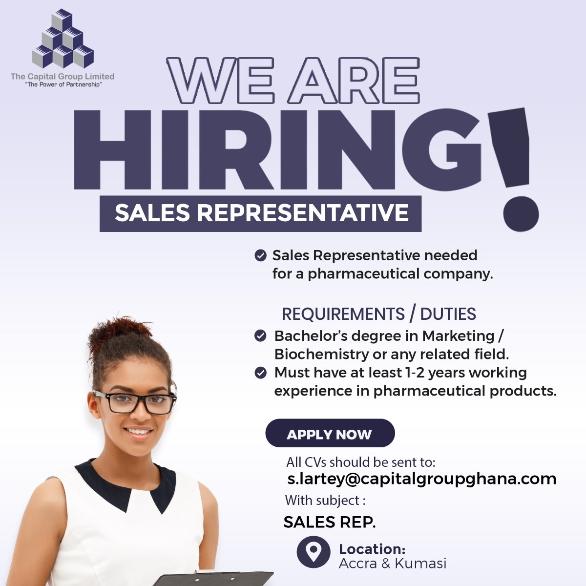 CapitalGroupHR's tweet image. #Job #Vacancy #TCGL