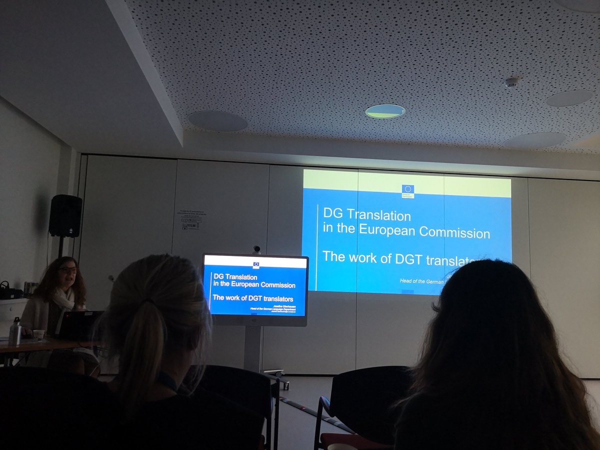 Visit to the Directorate General of Translation at the European Commission in Luxembourg. Learning a lot about what DGT does.