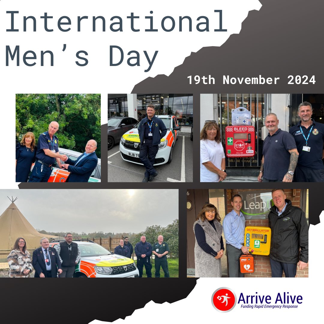 Today is International Men’s Day!

Thank you for all you do! 👏 

#arrivealiveuk #IMD24