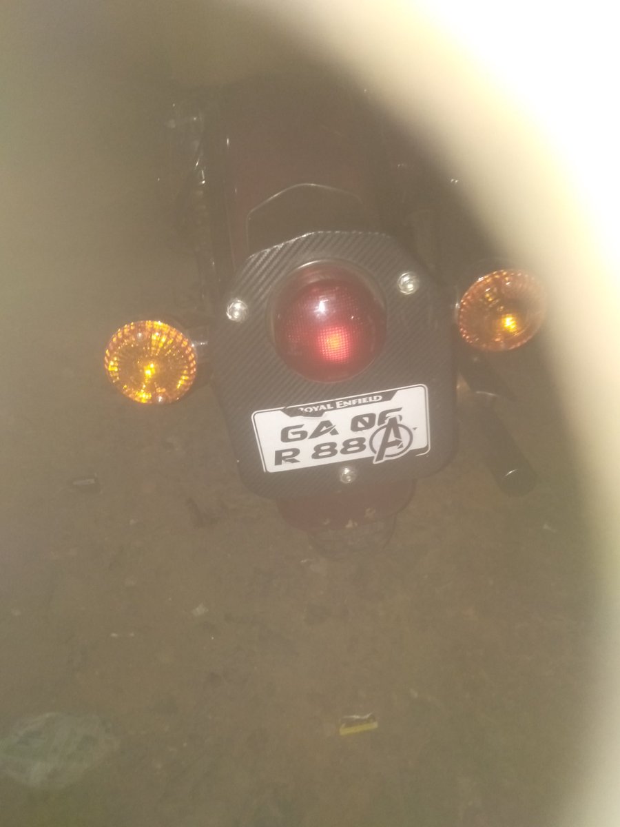 shekharv1968's tweet photo. @Goa_Police  this vehicle owner has changed his silencer and is creating public nuisance. Threatened others, plus his fake number plate.this was brought to immediate notice of Vasco police that the vehicle is near power Gym at this hour . Look into the matter take action https://t.co/XcqQrP7QeC