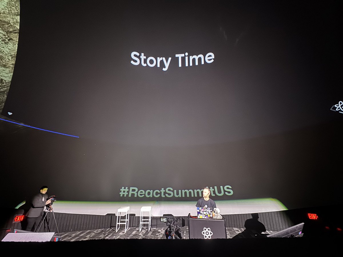 sethwebster's tweet image. That’s @kentcdodds kicking off #reactsummitus! Let’s go!