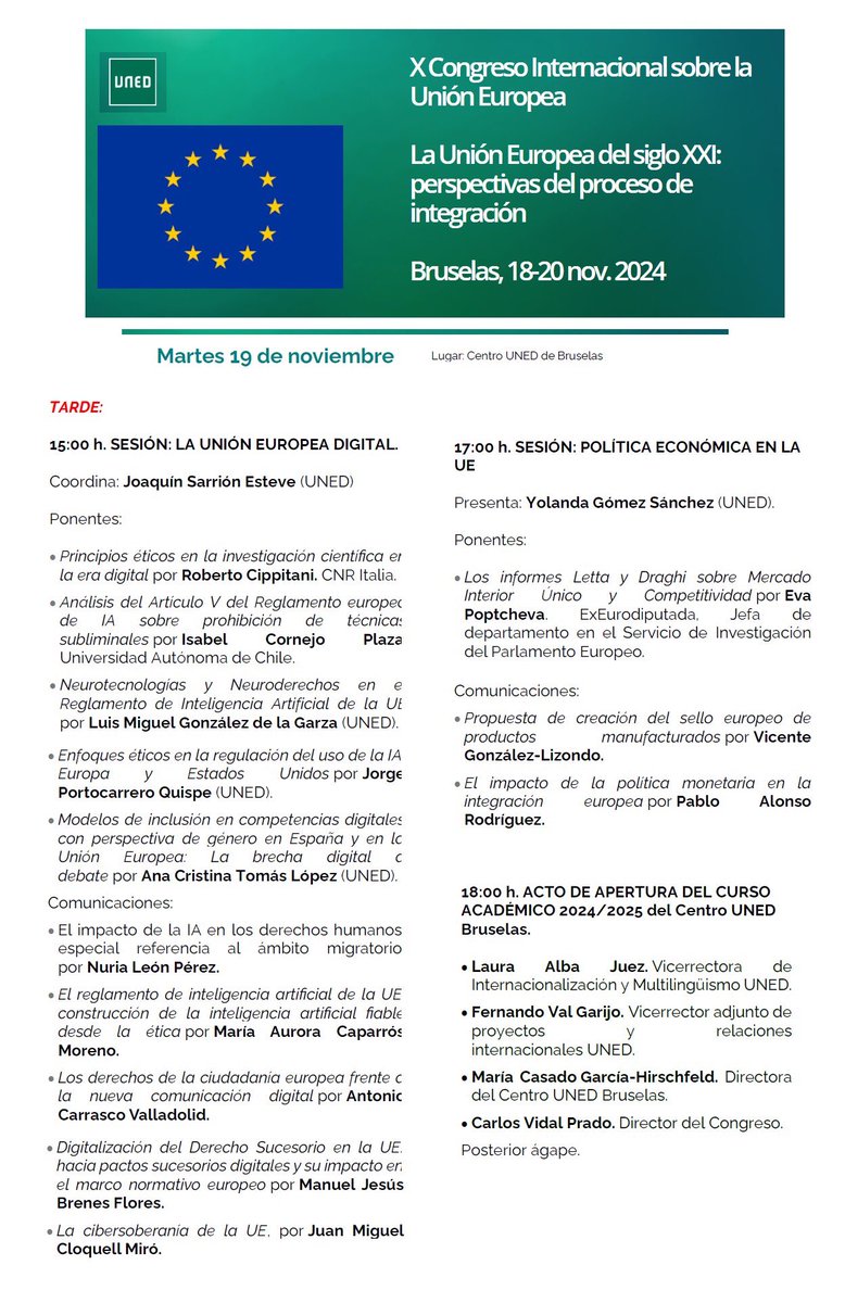 Mesa sobre la UE digital

X Congreso Internacional sobre la UE en <a href="/UNEDBruselas/">UNED Bruselas</a> 

+info blogs.uned.es/congresobrusel…