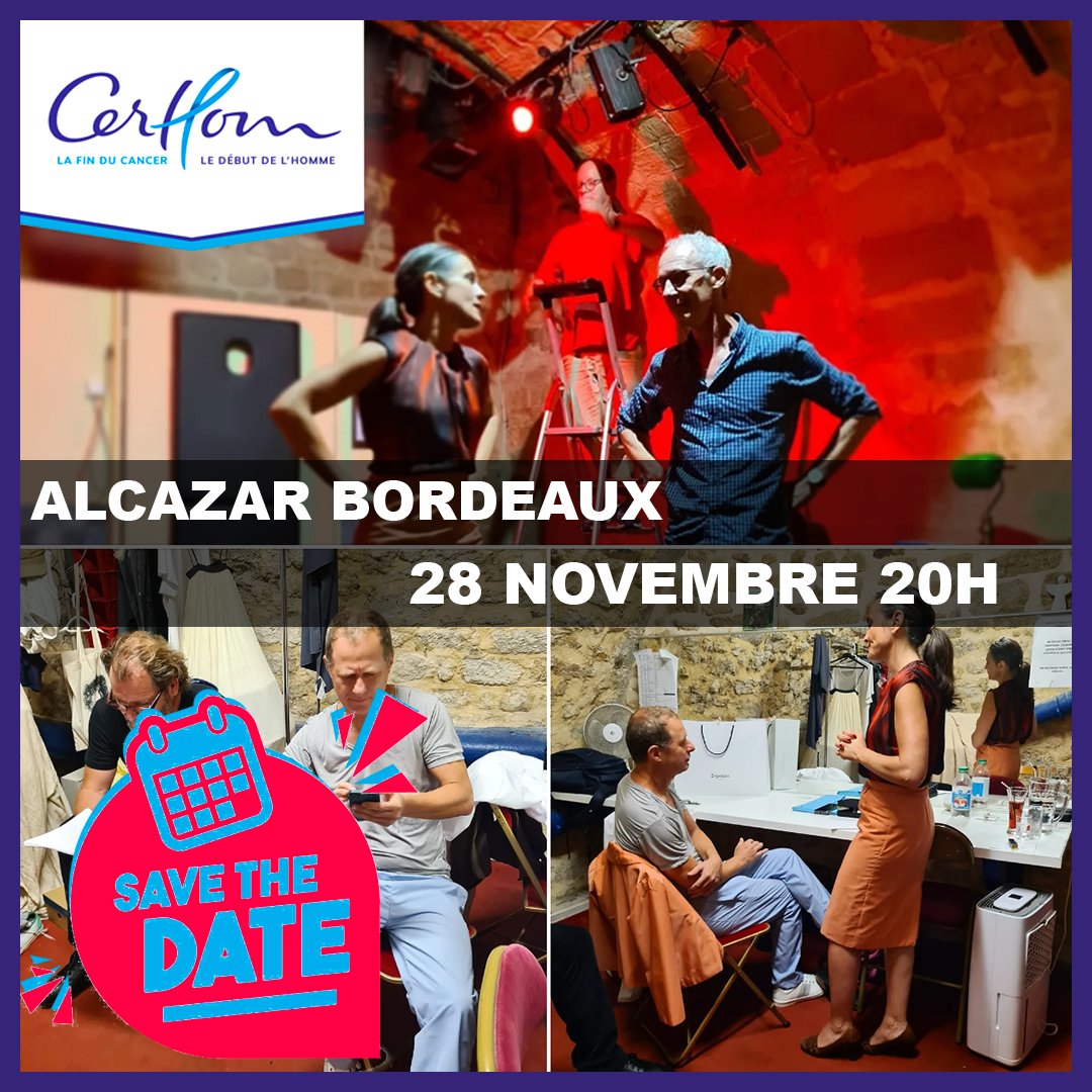 🚨 RDV le 28 novembre à 20h pour la pièce #RADICALE  à Alcazar Bordeaux 🎭
Une comédie sur la masculinité, le #cancer de la #prostate et la vie de couple.
Sensibiliser en riant, c’est possible ! 😊❤️
🎟️ Réservez ici : eventbrite.fr/e/radicale-pie…
#SantéMasculine #Théâtre #Humour