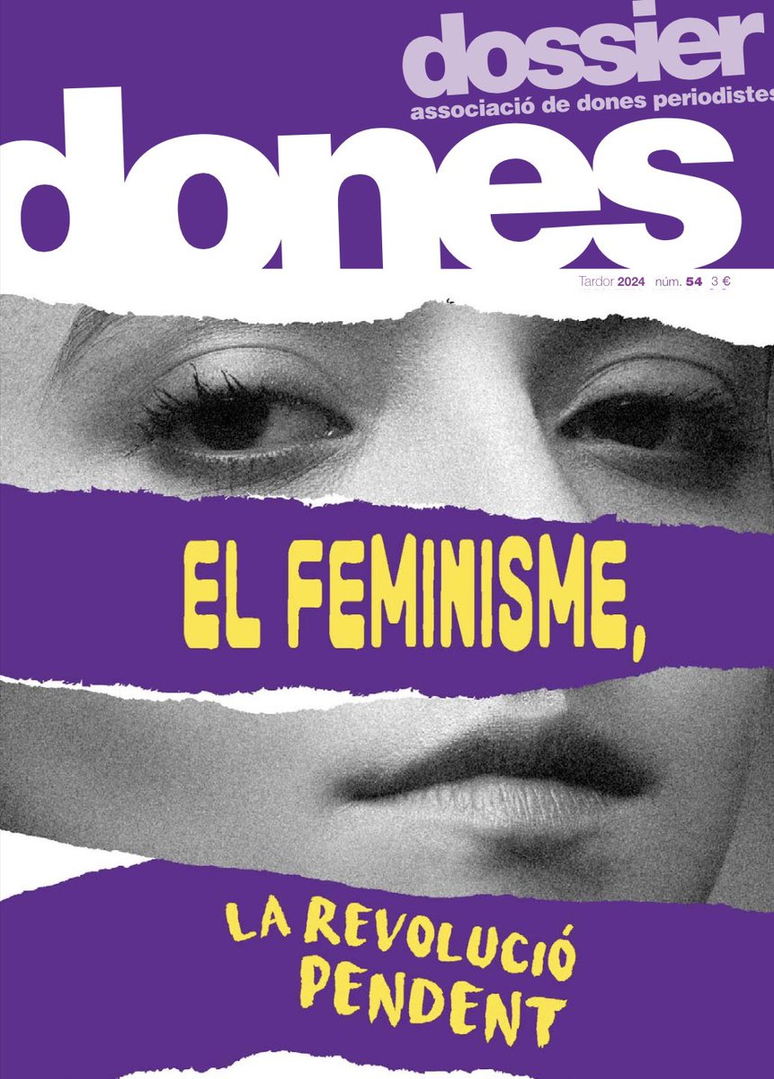 🟣 Ja podeu llegir el darrer número de la revista Dones Dossier que enguany porta per títol “Feminisme, la revolució pendent”.

🔗 drive.google.com/file/d/1RSfObG…