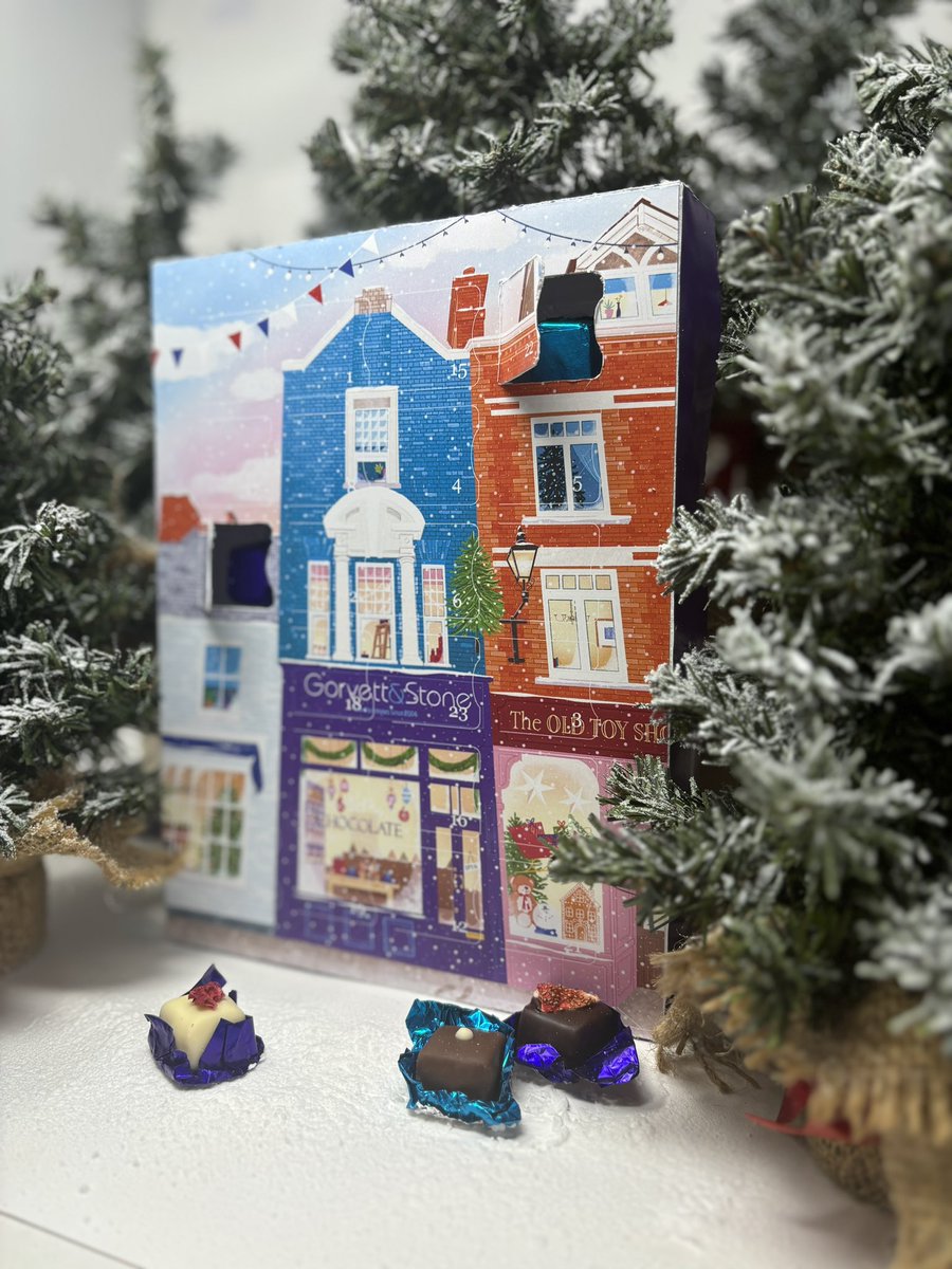 There’s still time to order your G&amp;S chocolate advent calendar! 24 delicious handmade chocolates every day in the run up to Christmas! #chocolateadventcalendar #handmadechocolate #henleyonthames