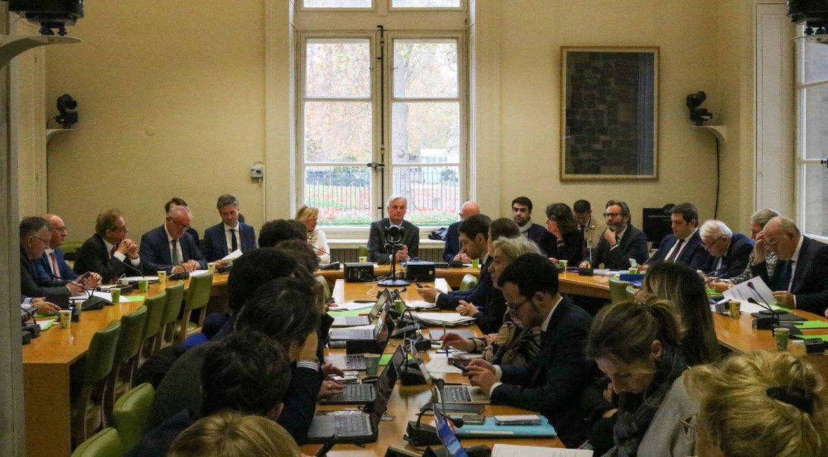Les IndĂ©pendants SĂ©nat (@indep_senat) on Twitter photo Merci au Premier Ministre <a href="/MichelBarnier/">Michel Barnier</a> et Ă la Ministre <a href="/n_delattre/">Nathalie Delattre</a> d’être venus ce matin lors de notre rĂ©union de Groupe. Â
🤝 Les SĂ©natrices et SĂ©nateurs du Groupe ont rĂ©affirmĂ© leur soutien au <a href="/gouvernementFR/">Gouvernement</a> dans le contexte budgĂ©taire et politique difficile.Â
đź’¬ De Merci au Premier Ministre <a href="/MichelBarnier/">Michel Barnier</a> et Ă la Ministre <a href="/n_delattre/">Nathalie Delattre</a> d’être venus ce matin lors de notre rĂ©union de Groupe. Â
🤝 Les SĂ©natrices et SĂ©nateurs du Groupe ont rĂ©affirmĂ© leur soutien au <a href="/gouvernementFR/">Gouvernement</a> dans le contexte budgĂ©taire et politique difficile.Â
đź’¬ De