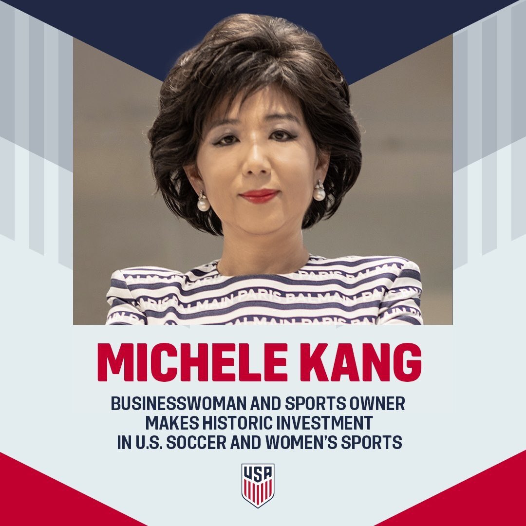The Women's Game (@womensgamemib) on Twitter photo MICHELE KANG DONATES $30M TO US SOCCER WOMEN & GIRLS' PROGRAM 💰🇺🇸
Kang's $30 million donation—the largest philanthropic investment in the program—over the next five years will create over 100,000 new opportunities for women & girls in soccer 👏
📸 <a href="/ussoccer/">U.S. Soccer</a> MICHELE KANG DONATES $30M TO US SOCCER WOMEN & GIRLS' PROGRAM 💰🇺🇸
Kang's $30 million donation—the largest philanthropic investment in the program—over the next five years will create over 100,000 new opportunities for women & girls in soccer 👏
📸 <a href="/ussoccer/">U.S. Soccer</a>
