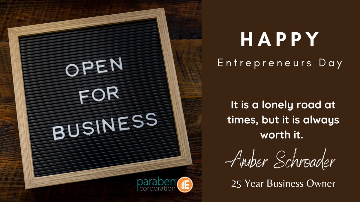 Amber Schroader (@gingerwondermom) on Twitter photo Happy Entrepreneur Day to all of you who have taken the jump to start your own business. We congratulate you! Happy Entrepreneur Day to all of you who have taken the jump to start your own business. We congratulate you!
