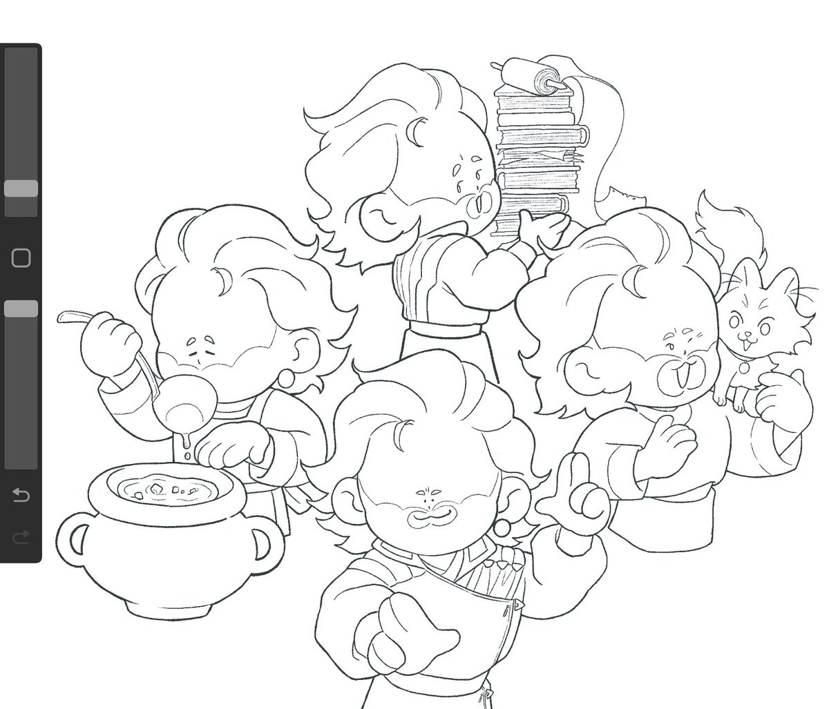 May I offer you a wip of some tiny Gales during these trying times 🤲

#GaleDekarios #BG3