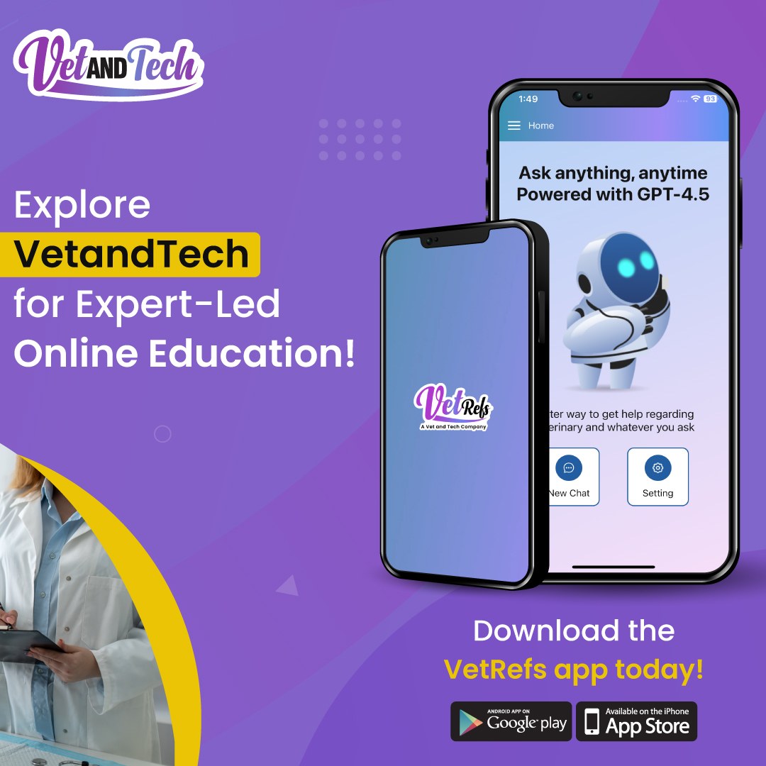 VetandTech's tweet image. Spot the signs for better care!

Swipe and learn the clinical signs and diagnostic tests to offer your furry patients optimal treatment. 

Download the VetRefs app today!

Google Play: tinyurl.com/2yxncmh9

#VetRefs #VeterinaryTools #VetTech #VetCare #DiseaseDatabase
