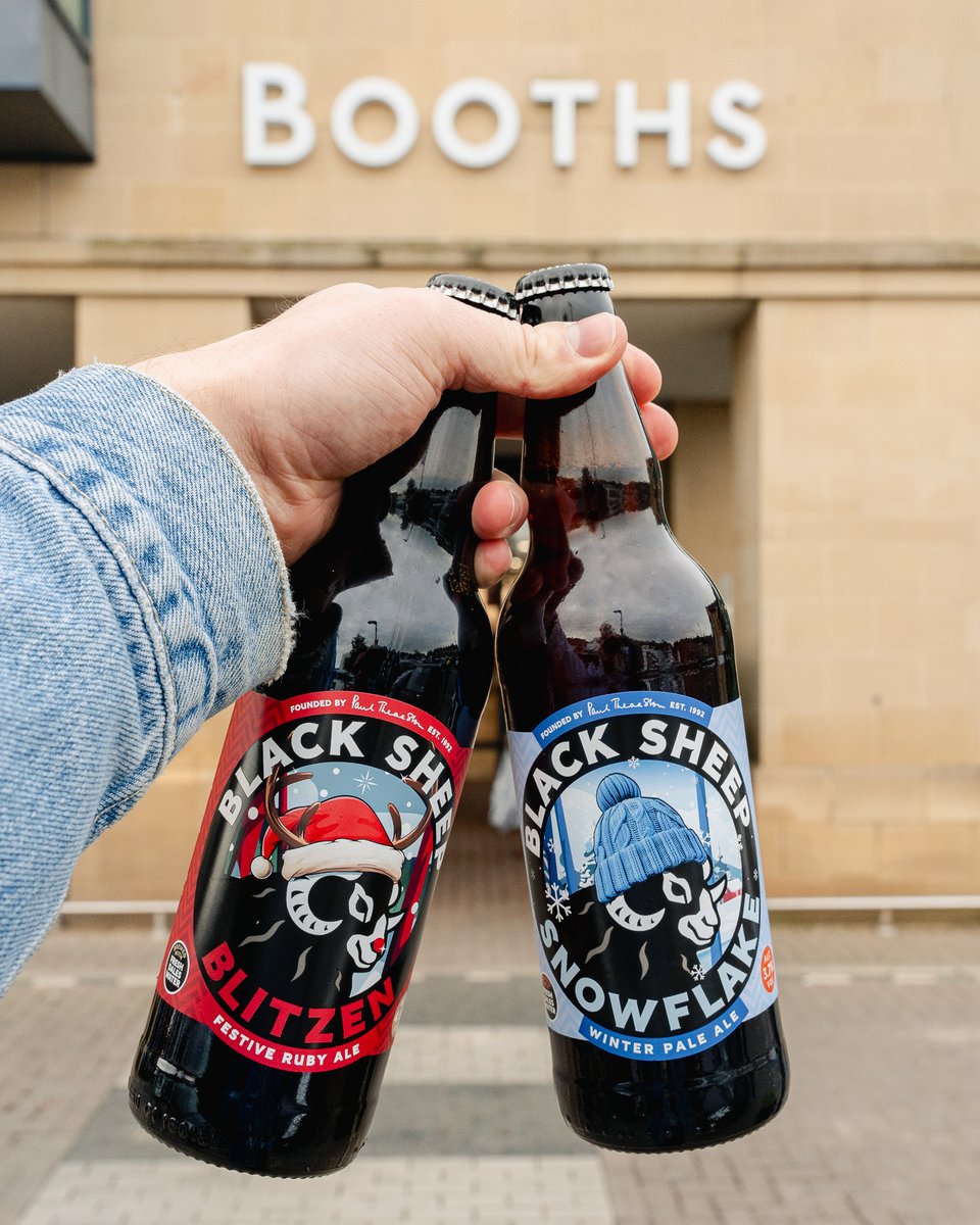 Black Sheep Brewery (@blacksheepbeer) on Twitter photo Good tidings! Blitzen and Snowflake have hit the shelves at all <a href="/BoothsCountry/">Booths Supermarket</a> stores!
Get in the festive spirit a little early, and pick up a few bottles on your next trip! Good tidings! Blitzen and Snowflake have hit the shelves at all <a href="/BoothsCountry/">Booths Supermarket</a> stores!
Get in the festive spirit a little early, and pick up a few bottles on your next trip!