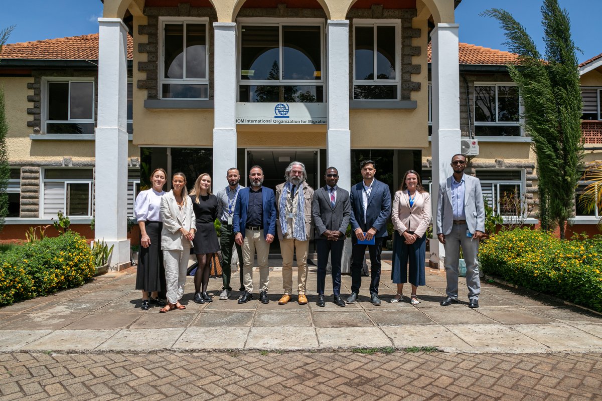 IOM_Nordics's tweet photo. Today in Nairobi, we met @IOM_EHSA Regional Director @CelestinFranz with Swedish Migration Agency (SMA) &amp; @Justitiedep 🇸🇪 representatives.

🤝 We discussed migration dynamics in the Nordics and the #EHSA region, and IOM and Sweden's ongoing collaboration on migrant protection. https://t.co/DACvdyQrSE