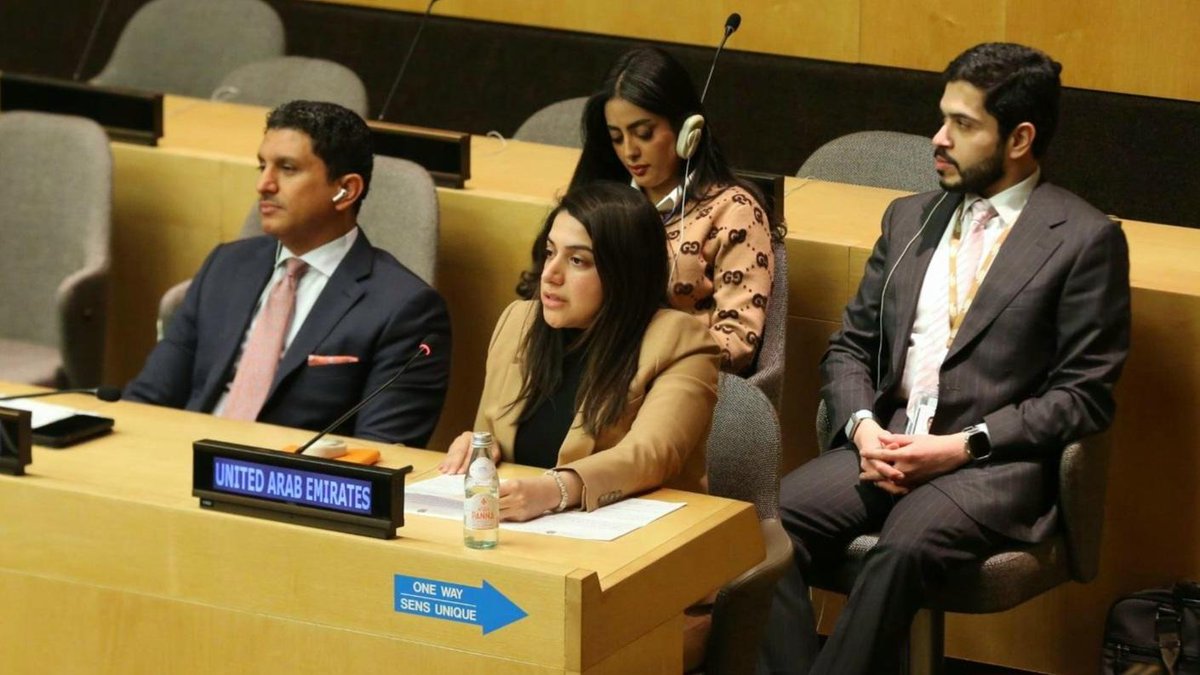UAEMissionToUN's tweet photo. The continued escalation of conflicts in the Middle East, including in Gaza and Lebanon, underscores the urgent need for regional cooperation and dialogue to advance a WMD-free treaty and ensure security and stability.
At the 5th session of the Middle East #WMDFZ Conference, the UAE 🇦🇪emphasised the importance of:
➡️ Building on past progress, identifying actionable priorities, and advancing toward a binding treaty for a WMD-free zone
➡️ Participation of all relevant regional and international stakeholders to ensure transparent and comprehensive dialogue that addresses the security concerns of every nation
➡️ Compliance with existing international frameworks to strengthen our collective credibility
