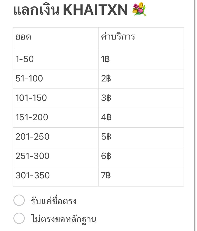 Seb1bie's tweet photo. ทักได้ตลอดค้าบ🌷💕

#แลกเงิน #แลกตัง #โอนวอเลต #รับแลกวอลเลต #รับแลกเงิน #แลกวอเลต #แลกวอไปธอ #แลกธอไปวอ #แลกเงิน https://t.co/iXFQrbNoZS