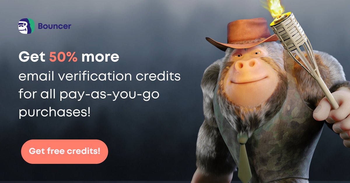 The countdown is on—10 days to Black Friday!

Is your email list ready to deliver results? A clean, verified list can make all the difference:
✔️ Better inbox placement
✔️ Higher engagement rates
✔️ More revenue this Black Friday!

Grab your free credits 👉usebouncer.com/black-week-dea…