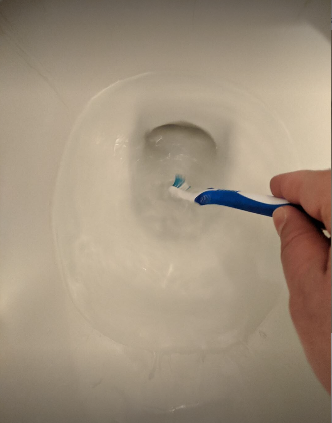 KMilwell's tweet photo. This sub was ordered to play with his toothbrush.
Can you guess which one is his and which is his wife's ?!
#humiliation https://t.co/PFsetEf7Wf