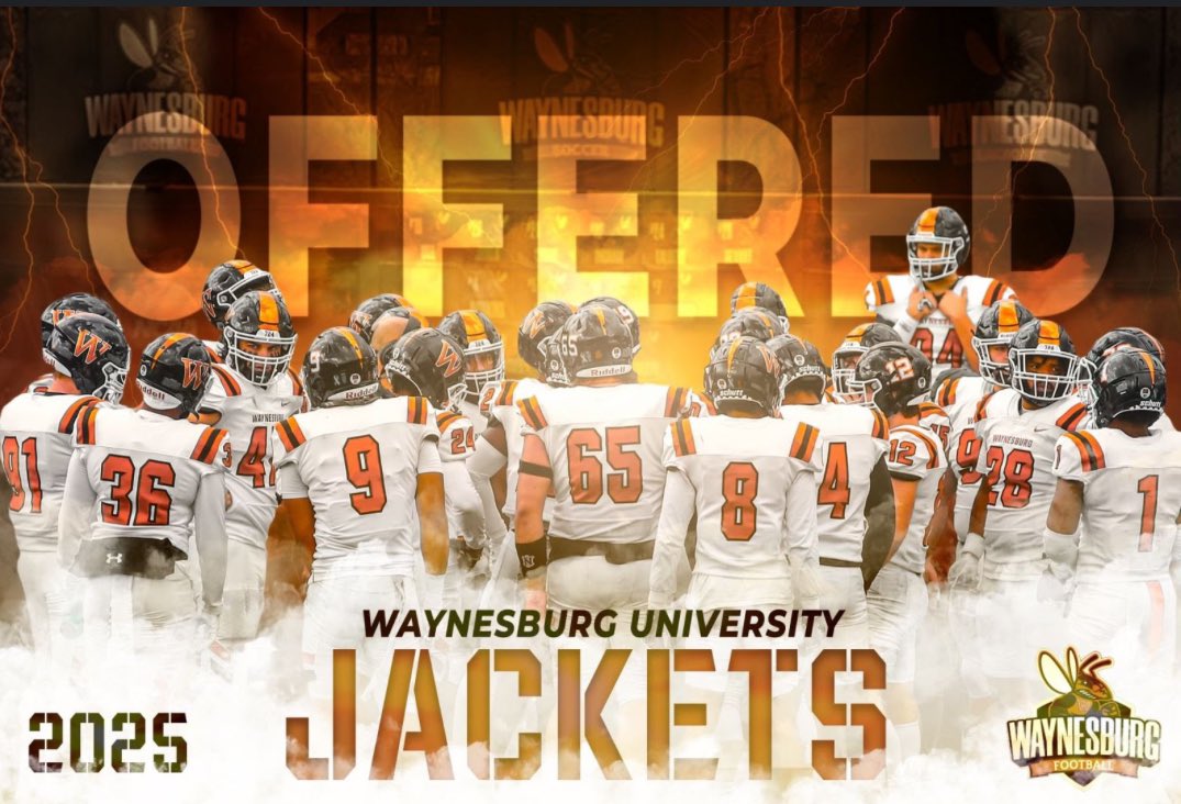 After a great conversation with <a href="/ZackWindsor1/">Zack Windsor</a> I am blessed to receive another offer from Waynesburg University <a href="/UGHSFB/">Union Grove High School Football</a> <a href="/RecruitGeorgia/">Recruit Georgia</a> <a href="/CoachHarris08/">Coach Harris</a>