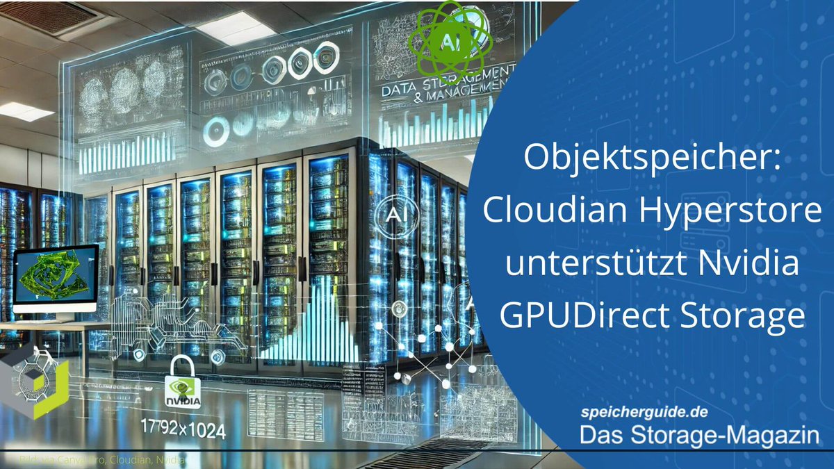 speicherguide's tweet image. 💡@CloudianStorage integriert @nvidia GPUDirect Storage in seine #StorageSoftware #Hyperstore: verbesserte KI-Workflows mit kostengünstigen & skalierbaren #objektspeicher.
Wir haben die Ankündigung zusammengefasst 👉 speicherguide.de/news/objektspe…
#storage #datenspeicherung #kiworkflow