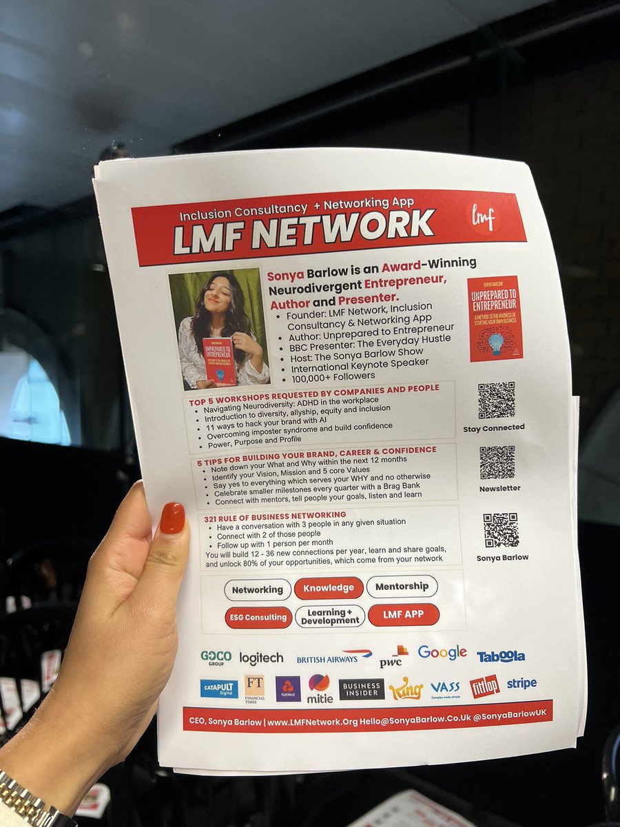 sonyabarlowuk's tweet image. Morning panel on future talent trends in 2025 for fintech and AI |  lmfnetwork.org

LMF Network thoughts 
✨storytelling 
✨ ai efficiency 
✨ investment into EDI
✨ mentoring and networking 
✨ skills transferring and side hustles 

#FMLS#FMLS24 #FMevents…