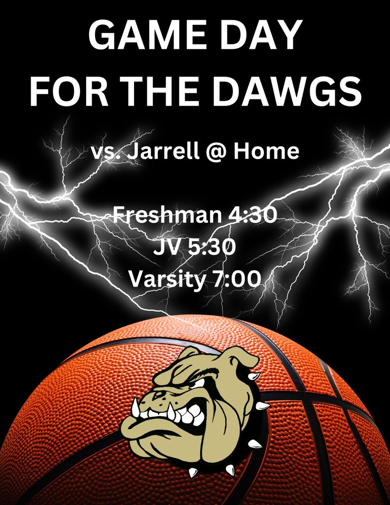 Game Day for the Dawgs against Jarrell! 
First game of the season at home!