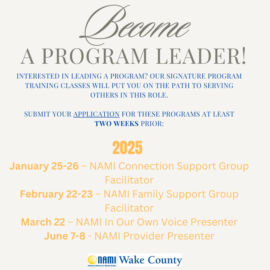 NAMI Wake County tweet media