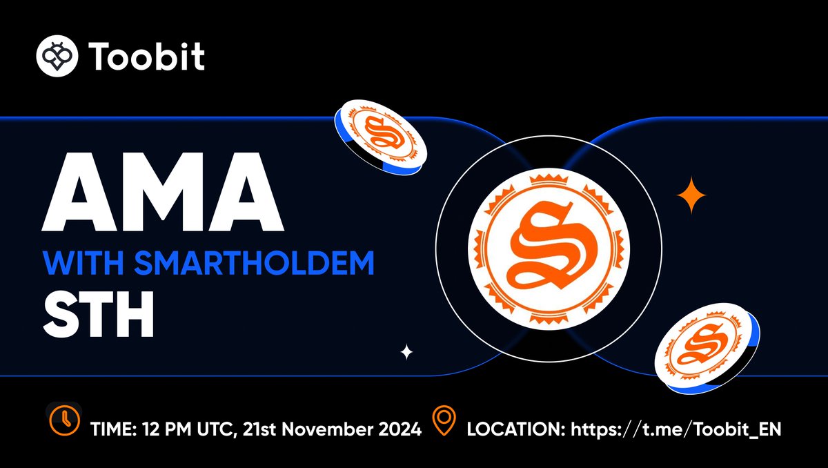 Get ready for an insightful AMA with Smartholdem (STH)! Join us on November 21st at 12 PM UTC on our Telegram group! And stand a chance to win $500 in STH! Don't miss out on the chance to ask questions and learn more about the project. 🚀 

👉 Follow <a href="/smartholdem/">SmartHoldem STH</a> and