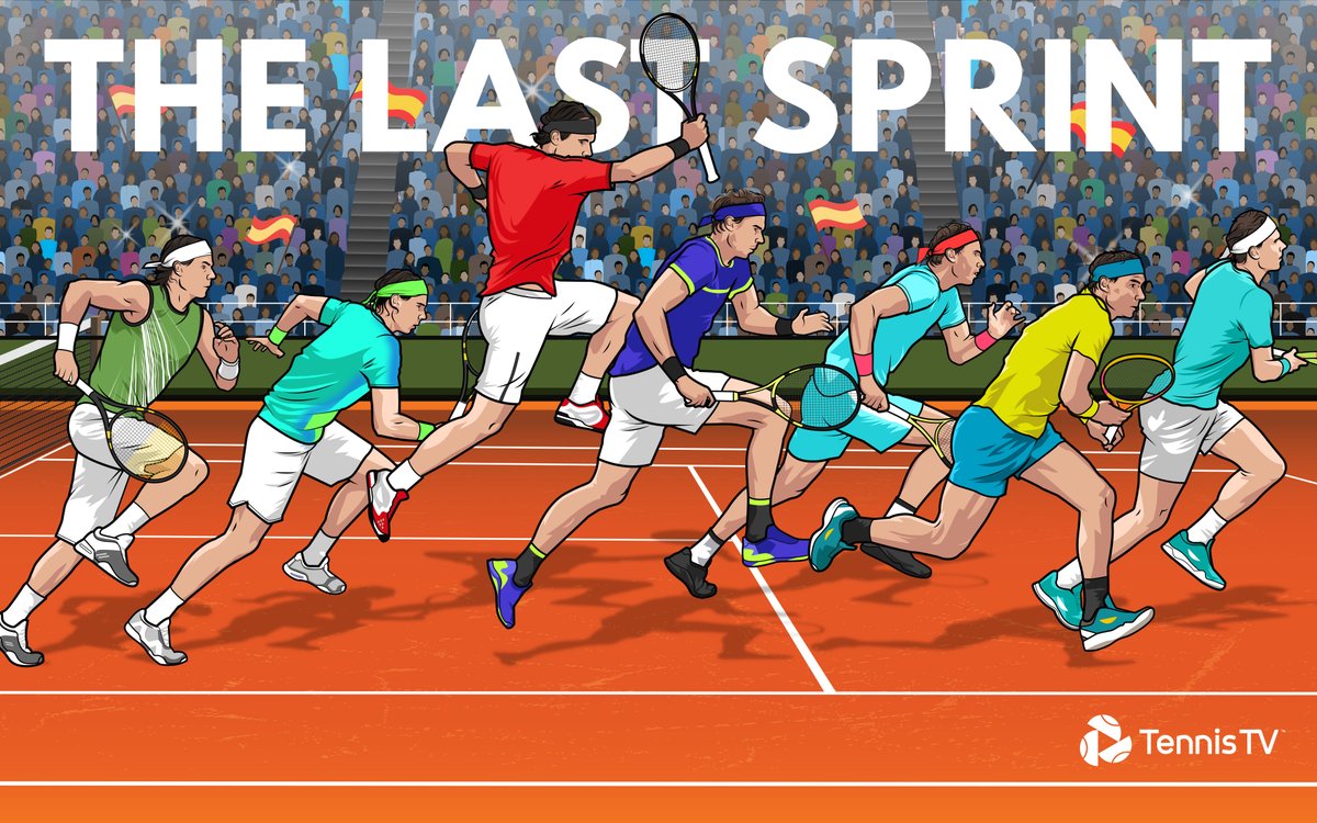 Tennis TV (@tennistv) on Twitter photo One. Last. Sprint 🥹❤️💛
<a href="/RafaelNadal/">Rafa Nadal</a> begins his final tournament in Malaga vs van de Zandschulp
#DavisCup One. Last. Sprint 🥹❤️💛
<a href="/RafaelNadal/">Rafa Nadal</a> begins his final tournament in Malaga vs van de Zandschulp
#DavisCup