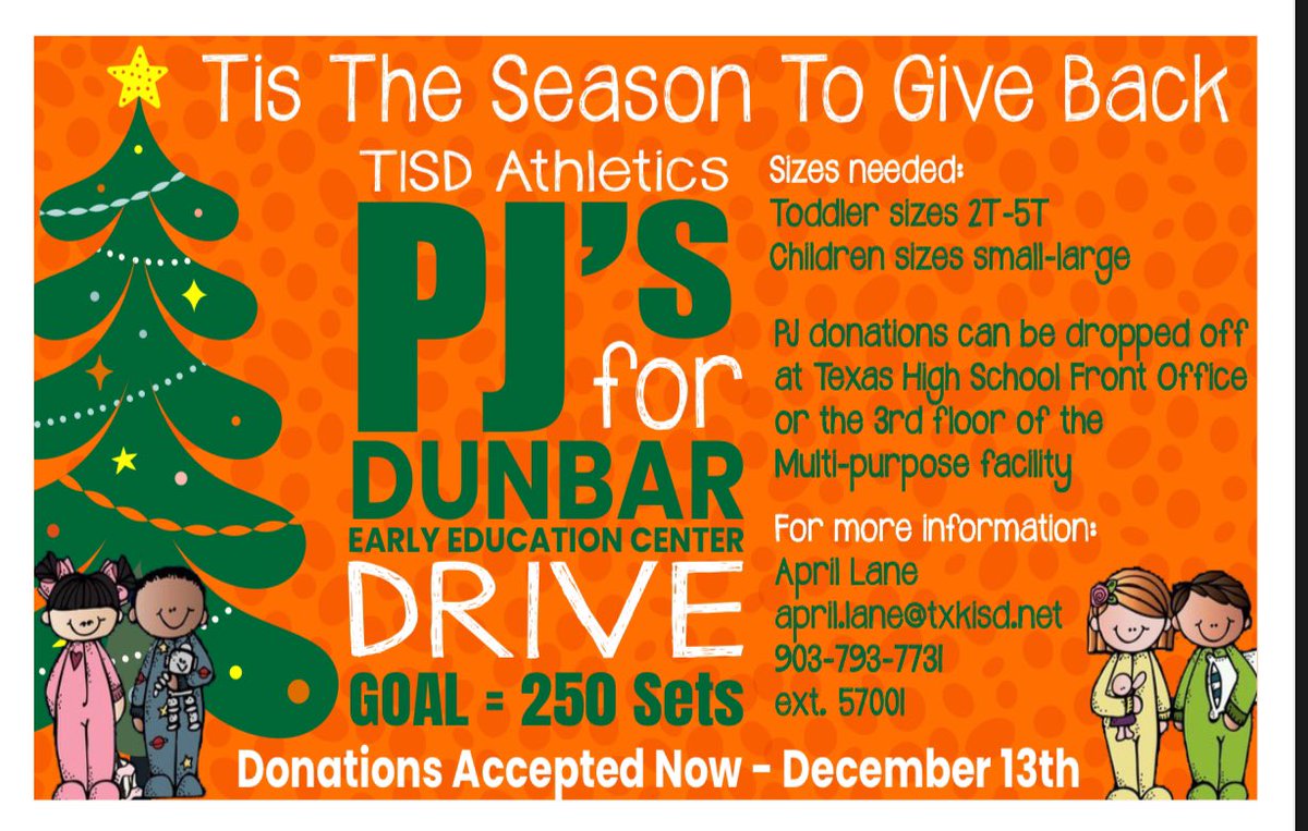 PJ’s for Dunbar #PTK