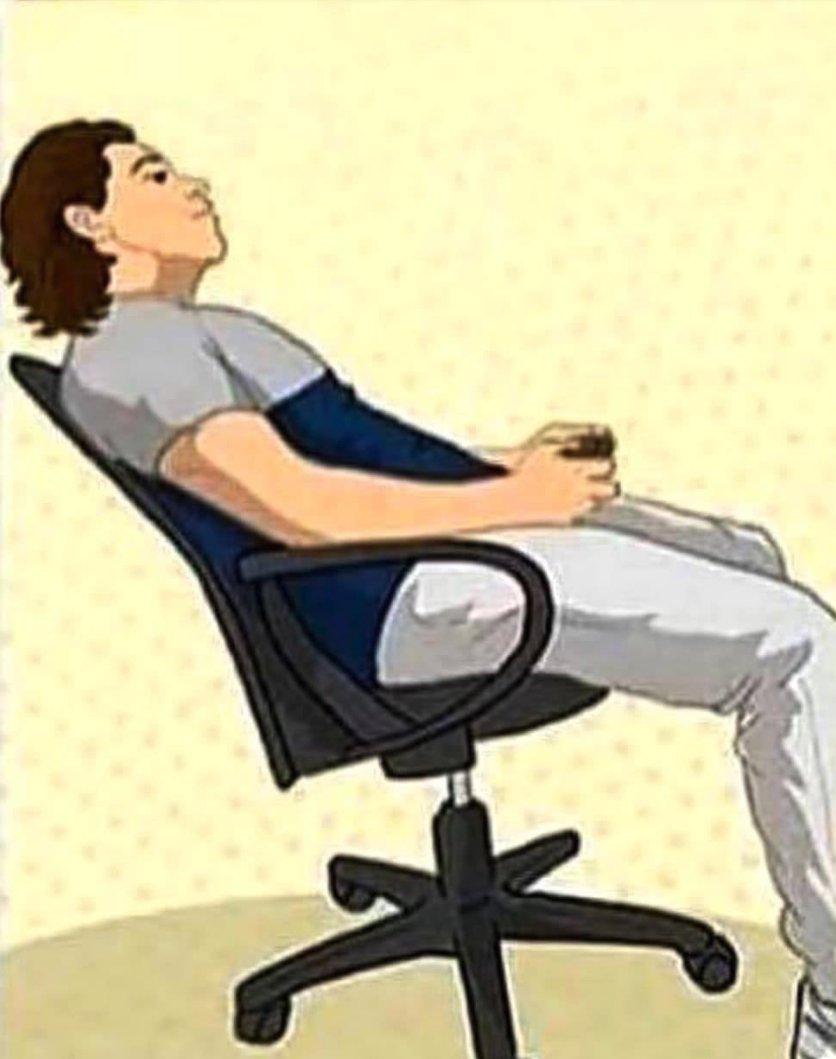Joueur en position détente 