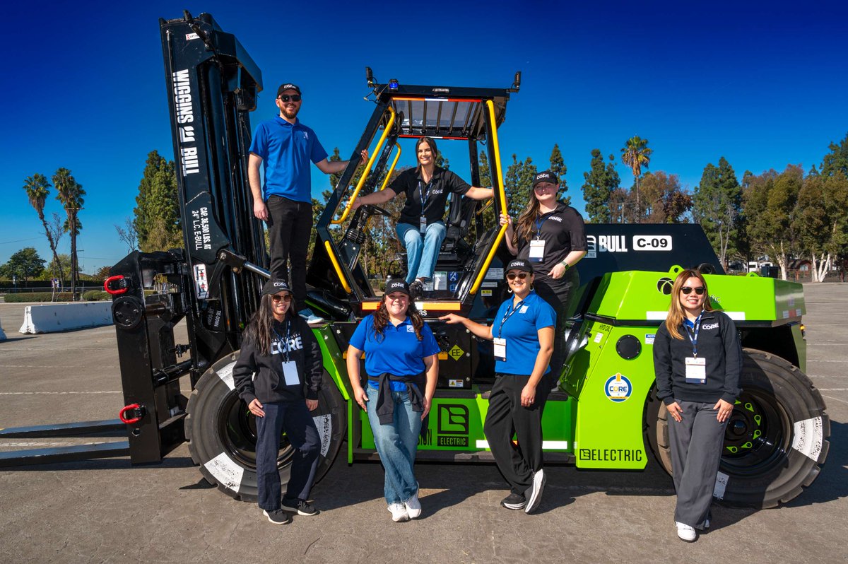 The <a href="/CaliforniaCORE/">CaliforniaCORE</a> team was in full attendance at the Zero-Emissions Showcase + Ride and Drive in Pomona, CA. If you’re interested in learning more about #ZeroEmissions off-road equipment like this #Wiggins forklift check out the CORE-eligible Equipment Catalog.