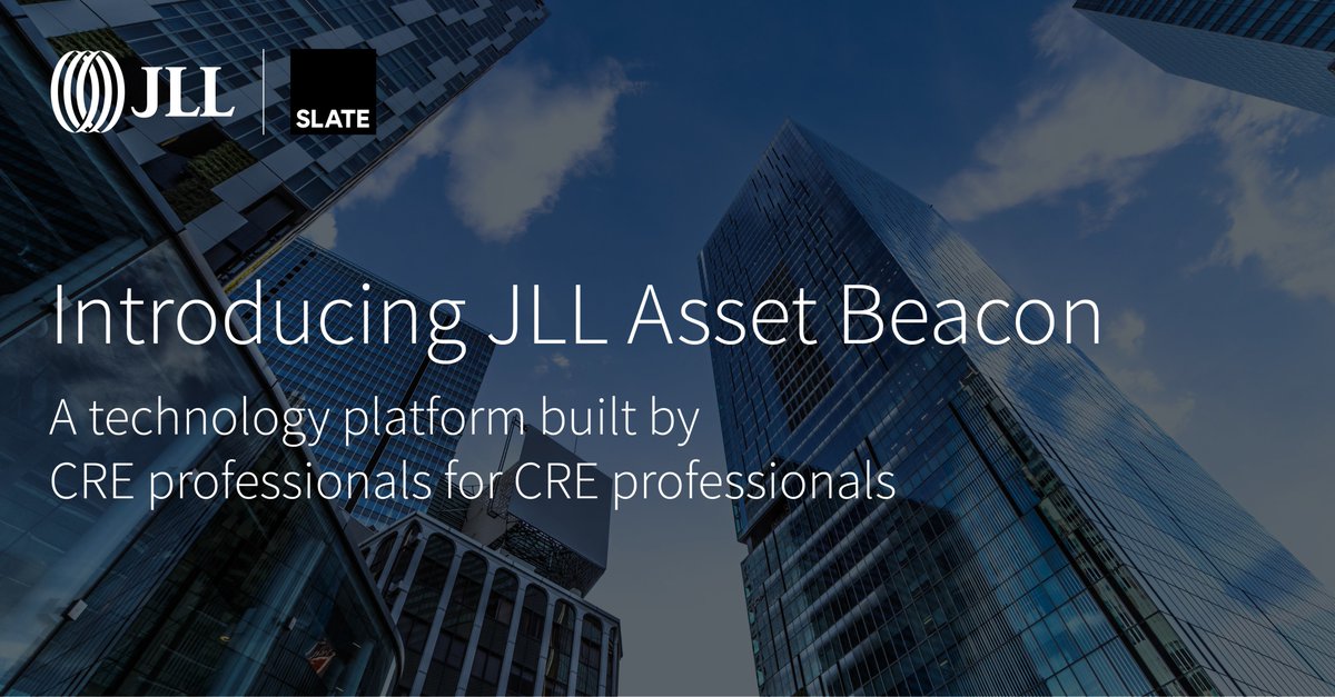 JLL and Slate Asset Management announce JLL Asset Beacon, a #technology joint venture that integrates #data across asset management functions.

Read more > co.jll/4hXRYnk