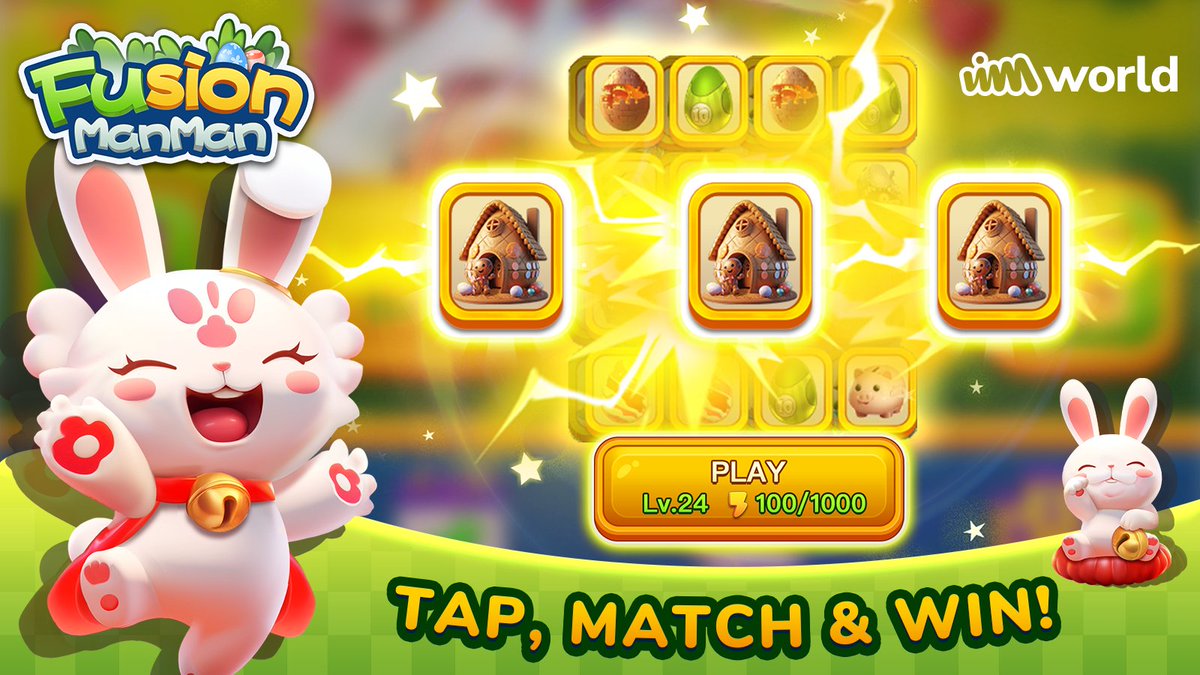 📢 Coming soon: Fusion ManMan: a brand new #telegram-integrated game from #VIMworld 🎮

⏰ Prepare for a rush of adrenaline and excitement as you race against the clock to Tap, Match and WIN! 🥇

#VIMnews #FusionManMan $OJEE $TON