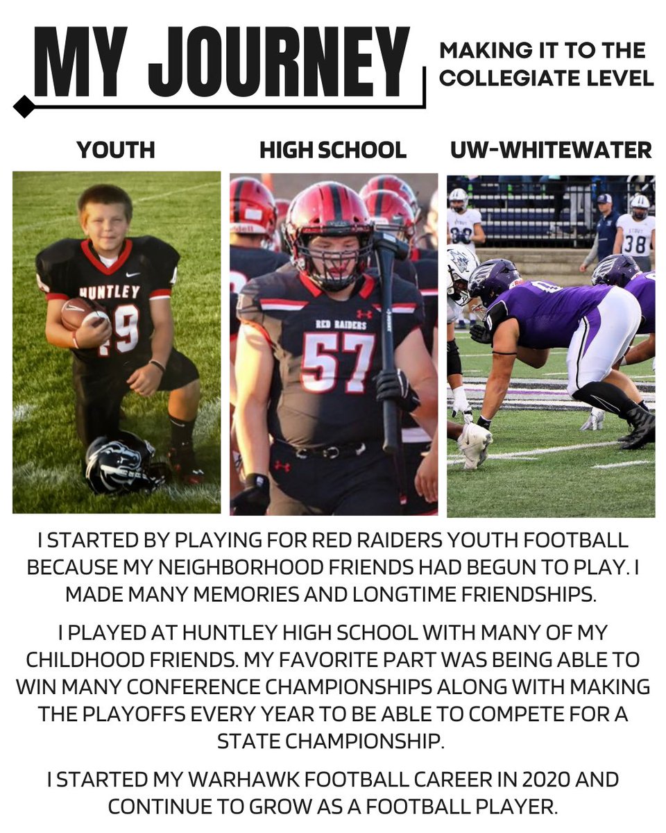 Beyond his role as a defensive lineman, Matt Burba is a leader and an example to those around him. A 2024 team captain from Huntley, Illinois, he’s making an impact that reaches far beyond the field.  #MoreThanAnAthlete #WarhawkFB #D3FB