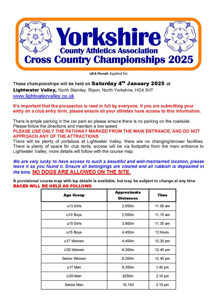 Woodentops (@woodentopsfr) on Twitter photo Sat 4th January 2025 Yorkshire XC Championship races; info, Enter here - race-results.co.uk/results/2025/i… <a href="/abbeyrunners/">Abbey Runners</a> <a href="/ValleyStriders/">Valley Striders</a> <a href="/hhac/">Holmfirth Harriers</a> <a href="/HarriersH/">HallamshireHarriers</a> <a href="/hharriers/">Harrogate Harriers</a> <a href="/IlkleyHarriers/">Ilkley Harriers</a> <a href="/RotherHarriers/">RotherhamHarriers</a> <a href="/cityofyorkac/">City of York AC</a> <a href="/kcacuk/">Keighley and Craven</a> <a href="/SkiptonAC/">SkiptonAC</a> <a href="/PudseyPacers/">Pudsey Pacers</a> <a href="/skyracac/">Skyrac Athletic Club</a> <a href="/PudseyBramleyAC/">Pudsey & Bramley AC</a> <a href="/SettleHarriers/">Settle Harriers</a> Sat 4th January 2025 Yorkshire XC Championship races; info, Enter here - race-results.co.uk/results/2025/i… <a href="/abbeyrunners/">Abbey Runners</a> <a href="/ValleyStriders/">Valley Striders</a> <a href="/hhac/">Holmfirth Harriers</a> <a href="/HarriersH/">HallamshireHarriers</a> <a href="/hharriers/">Harrogate Harriers</a> <a href="/IlkleyHarriers/">Ilkley Harriers</a> <a href="/RotherHarriers/">RotherhamHarriers</a> <a href="/cityofyorkac/">City of York AC</a> <a href="/kcacuk/">Keighley and Craven</a> <a href="/SkiptonAC/">SkiptonAC</a> <a href="/PudseyPacers/">Pudsey Pacers</a> <a href="/skyracac/">Skyrac Athletic Club</a> <a href="/PudseyBramleyAC/">Pudsey & Bramley AC</a> <a href="/SettleHarriers/">Settle Harriers</a>